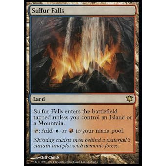 Magic the Gathering Innistrad Single Sulfur Falls FOIL - SLIGHT PLAY (SP)
