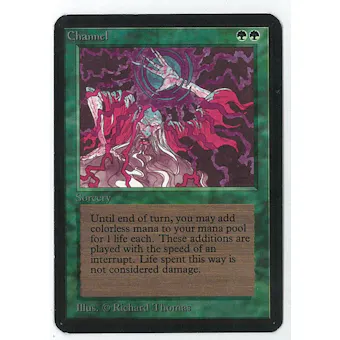 Magic the Gathering Alpha Single Channel - SLIGHT PLAY (SP)