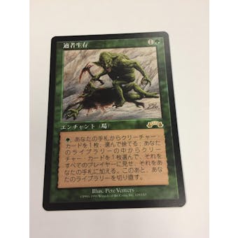Magic the Gathering Exodus JAPANESE Single Survival of the Fittest - SLIGHT PLAY (SP)