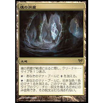 Magic the Gathering Avacyn Restored JAPANESE Single Cavern of Souls - SLIGHT PLAY (SP)