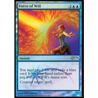 Magic the Gathering Promotional Single Force of Will FOIL (JUDGE) - NEAR MINT (NM)