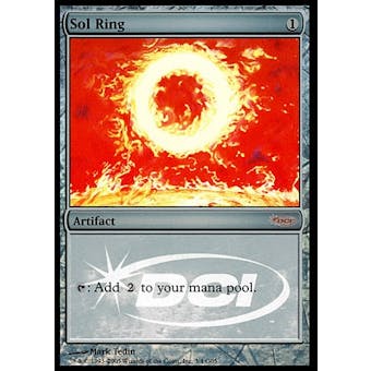Magic the Gathering Promotional Single Sol Ring FOIL (JUDGE) - MODERATE PLAY (MP)