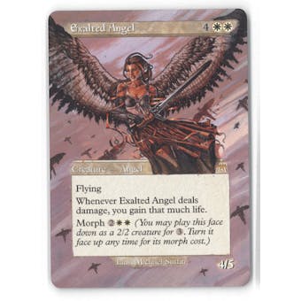 Magic the Gathering Onslaught ALTERED Single Exalted Angel - MODERATE PLAY (MP)