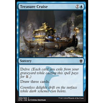 Magic the Gathering Khans of Tarkir Single Treasure Cruise FOIL - NEAR MINT (NM)