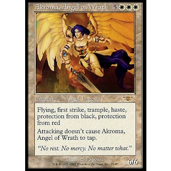 Magic the Gathering Legions Single Akroma, Angel of Wrath - MODERATE PLAY (MP)