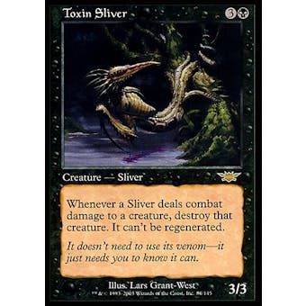 Magic the Gathering Legions Single Toxin Sliver - MODERATE PLAY (MP)