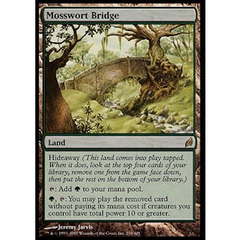 Magic the Gathering Lorwyn Single Mosswort Bridge - SLIGHT PLAY (SP)