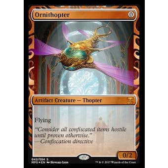 Magic the Gathering Masterpiece Invention Single Ornithopter FOIL - NEAR MINT (NM)