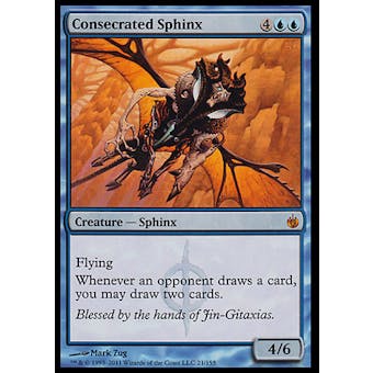 Magic the Gathering Mirrodin Besieged Single Consecrated Sphinx FOIL - SLIGHT PLAY (SP)