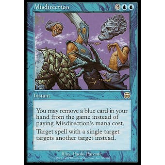 Magic the Gathering Mercadian Masques Single Misdirection FOIL - MODERATE PLAY (MP)