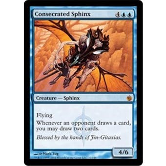 Magic the Gathering Mirrodin Besieged Single Consecrated Sphinx - MODERATE PLAY (MP)