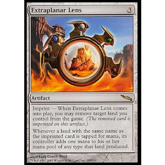 Magic the Gathering Mirrodin Single Extraplanar Lens FOIL - MODERATE PLAY (MP)