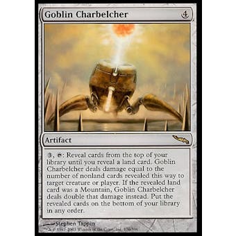 Magic the Gathering Mirrodin Single Goblin Charbelcher - HEAVY PLAY (HP)