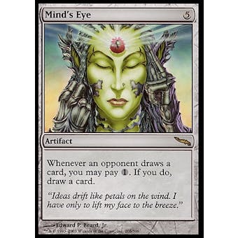 Magic the Gathering Mirrodin SPANISH Single Mind's Eye FOIL - SLIGHT PLAY (SP)