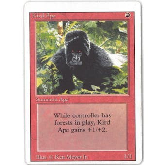 Magic the Gathering Revised Edition Single Kird Ape (MISCUT) - SLIGHT PLAY (SP)