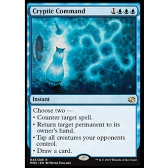 Magic the Gathering Modern Masters 2015 Edition Single Cryptic Command NEAR MINT (NM)