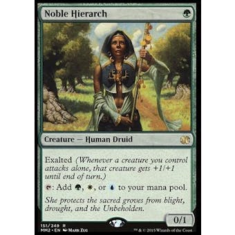 Magic the Gathering Modern Masters 2015 Single Noble Hierarch - SLIGHT PLAY (SP)
