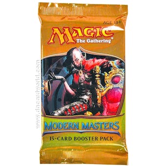 Magic the Gathering Modern Masters Booster Pack - TARMOGOYF, VENDILION CLIQUE, SWORD OF FIRE AND ICE !!!