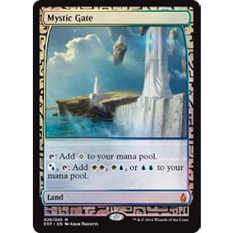 Magic the Gathering Oath of the Gatewatch Single Mystic Gate EXPEDITION FOIL - SLIGHT PLAY (SP)
