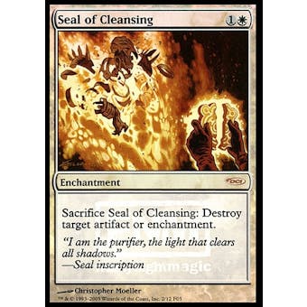 Magic the Gathering Nemesis Single Seal of Cleansing Foil - SLIGHT PLAY (SP)