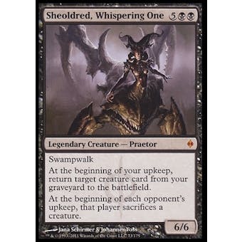 Magic the Gathering New Phyrexia Single Sheoldred, Whispering One - SLIGHT PLAY (SP)
