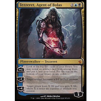 Magic the Gathering New Phyrexia Single Tezzeret, Agent of Bolas - MODERATE PLAY (MP)