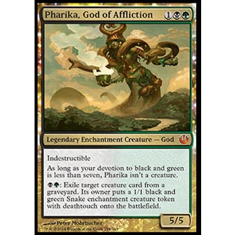 Magic the Gathering Journey into Nyx Single Pharika, God of Affliction - SLIGHT PLAY