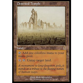Magic the Gathering Odyssey Single Deserted Temple - SLIGHT PLAY (SP)