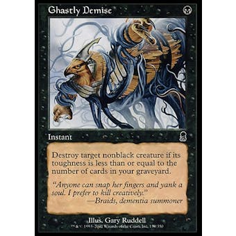 Magic the Gathering Odyssey Single Ghastly Demise FOIL - NEAR MINT (NM)