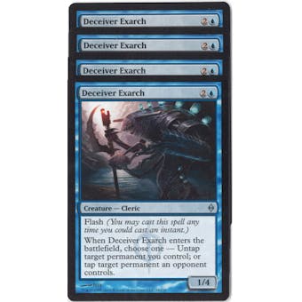 Magic the Gathering New Phyrexia PLAYSET Deceive Exarch X4 - NEAR MINT (NM)