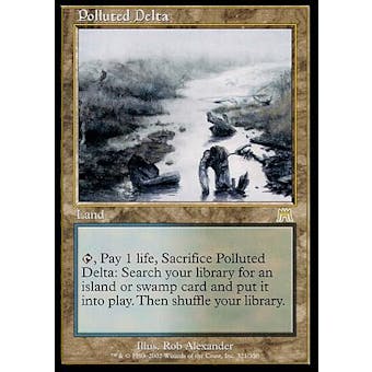 Magic the Gathering Onslaught CHINESE Single Polluted Delta - SLIGHT PLAY (SP)