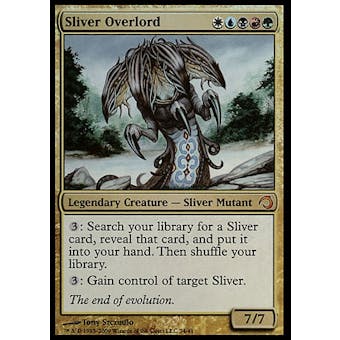Magic the Gathering Premium Deck Sliver Overlord FOIL LIGHTLY PLAYED (LP)