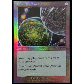Magic the Gathering Promotional Single Crucible of Worlds FOIL (JUDGE) - SLIGHT PLAY