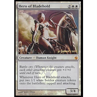 Magic the Gathering Promotional Single Hero of Bladehold FOIL - SLIGHT PLAY (SP)
