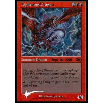 Magic the Gathering PRERELEASE Single Lightning Dragon FOIL - NEAR MINT (NM)