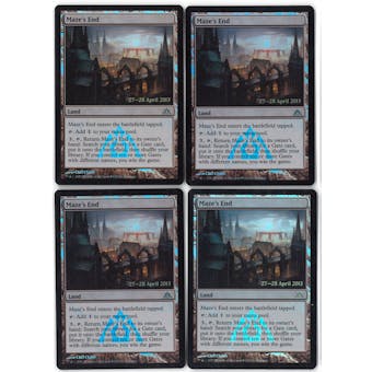 Magic the Gathering Promotional PLAYSET Maze's End FOIL X4 - NEAR MINT (NM)
