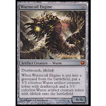 Magic the Gathering Promotional Single Wurmcoil Engine FOIL (Prerelease) - SLIGHT PLAY