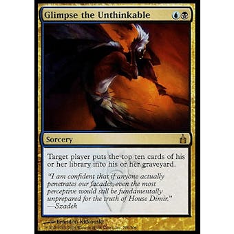 Magic the Gathering Ravnica: City of Guilds Single Glimpse the Unthinkable - MODERATE PLAY