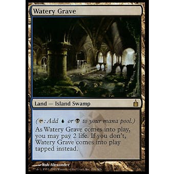 Magic the Gathering Ravnica: City of Guilds Single Watery Grave - MODERATE PLAY (MP)