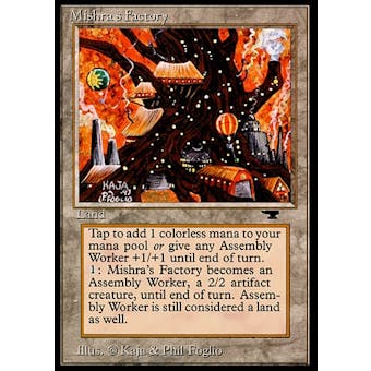 Magic the Gathering Antiquities Single Mishra's Factory (Autumn) - SLIGHT PLAY (SP) Sick Deal Pricing