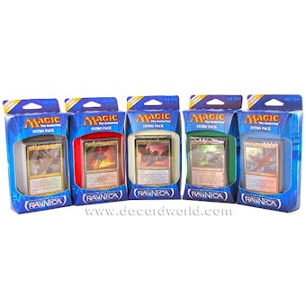 Magic the Gathering Return to Ravnica Intro Pack Set of 5