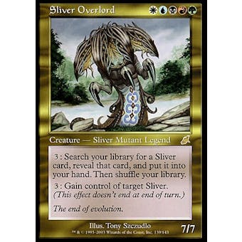 Magic the Gathering Scourge Single Sliver Overlord - MODERATE PLAY (MP)