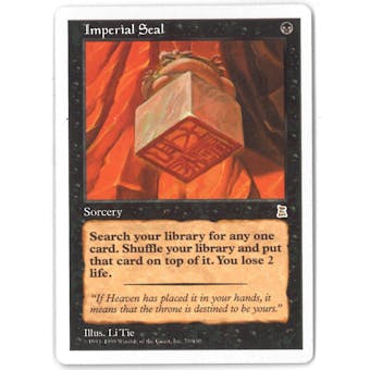 Magic the Gathering Judge Promo Single Imperial Seal - SLIGHT PLAY (SP)