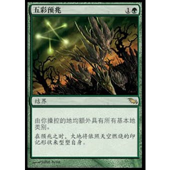 Magic the Gathering Shadowmoor CHINESE Single Prismatic Omen - SLIGHT PLAY (SP)