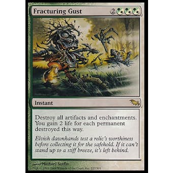 Magic the Gathering Shadowmoor Single Fracturing Gust - SLIGHT PLAY (SP)