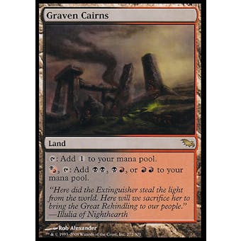 Magic the Gathering Shadowmoor Single Graven Cairns - MODERATE PLAY (MP)