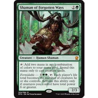 Magic the Gathering Dragons of Tarkir Single Shaman of Forgotten Ways - SLIGHT PLAY (SP)