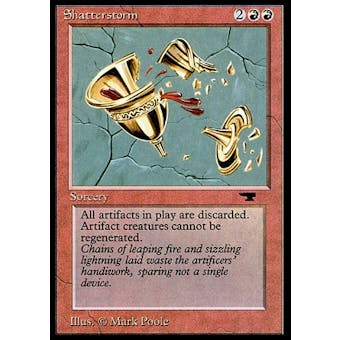 Magic the Gathering Antiquities Single Shatterstorm - MODERATE PLAY (MP)
