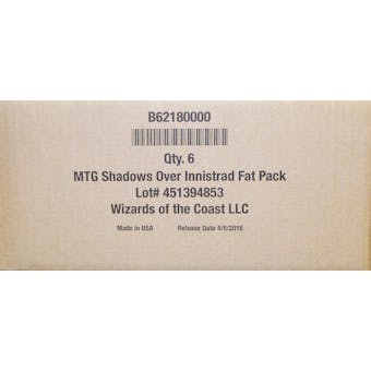 Magic the Gathering Shadows Over Innistrad Fat Pack Case (6 Ct.)