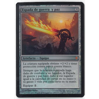 Magic the Gathering New Phyrexia SPANISH Single Sword of War and Peace FOIL - NEAR MINT